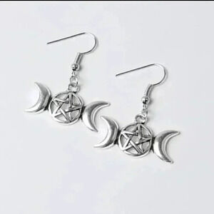 Wicca moon Star hot Earring